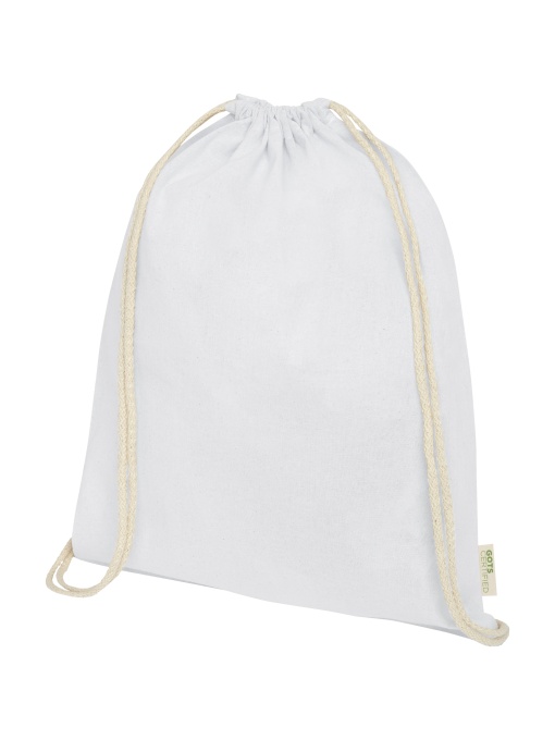 PF™ Orissa geantă cu șnur din bumbac organic 100 g/m² 5L