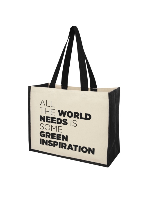 PF™ Varai geantă tote de cumpărături din pânză și iută 320 g/m² 23L - Img 1
