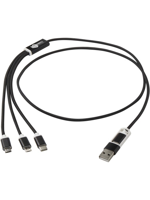 PF™ Versatile 5-1 recycled aluminium charging cable - Img 1