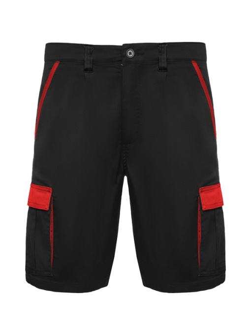 RO™ TAHOE | Pantaloni scurți bicolori | 65 % poliester / 33 % bumbac / 2 % elastan | 250 gsm twill
