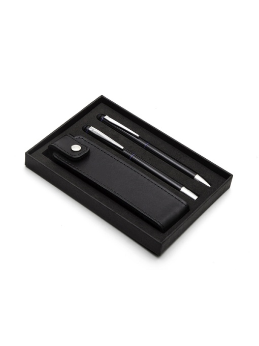 Royal™ CURITIBA gift set with ball and ceramic pen and case
