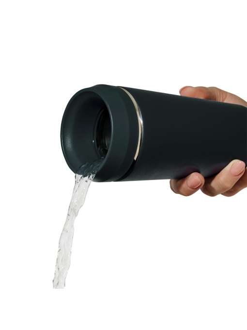XD™ Cană termoizolantă Topl din oțel reciclat cu capac 360° brevetat – 354 ml - Img 1