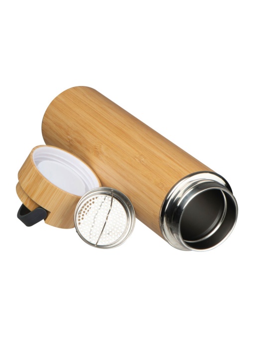 CM™ Sticlă termos de băut din oțel inoxidabil și bambu #thermos #termos #stainless