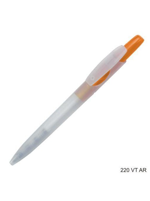 Gathered™ 220VT Pix Stilus din plastic, corp alb sablat, parti color