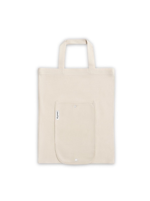 hi!™ BEIRUT Pungă pliabilă din bumbac (50%), bumbac reciclat (30%) și poliester (20% rPET) (140 g/m²)