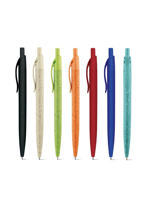 hi!™ CAMILA Pen made of wheat straw fiber and ABS with clip - Img 1