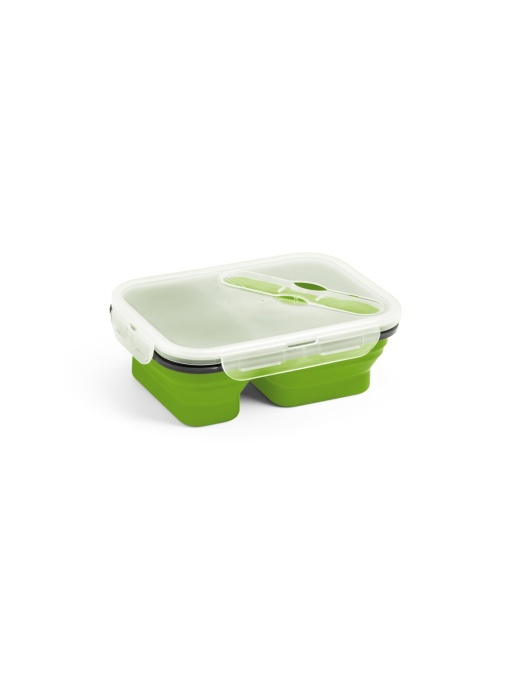 hi!™ DILL Cutie prânz. Cutie ermetică retractabilă din silicon și PP (480 și 760 mL)