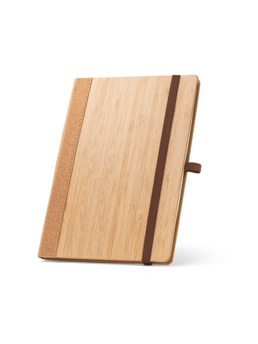 hi!™ ORWELL Notebook A5 cu copertă cartonată din bambus și foi de plută