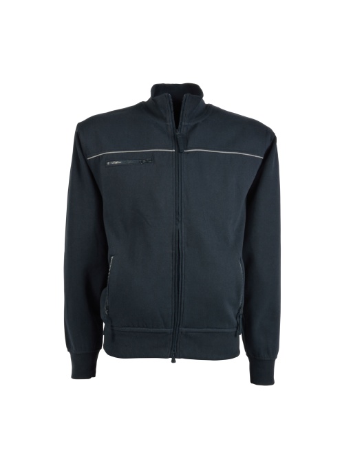ON™ Hanorac bărbați cu fermoar complet, 60% bumbac / 40% poliester (280 g/m2), cu 3 buzunare cu fermoar