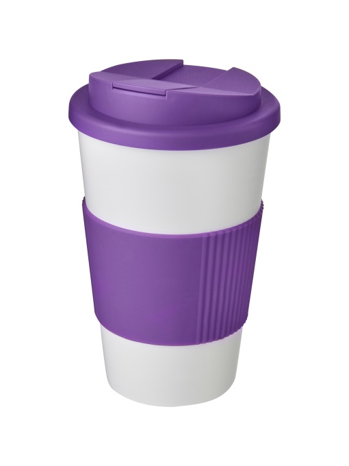 PF™ Americano® 350 ml tumbler with grip &amp; spill-proof lid