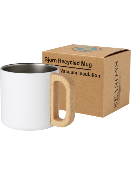 PF™ Bjorn 360 ml RCS certified recycled stainless steel mug with copper vacuum insulation