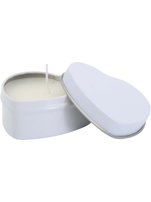 PF™ Blissful heart-shaped tin candle with vanilla aroma