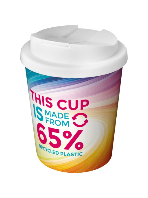 PF™ Brite-Americano Espresso Eco pahar termoizolant 250 ml cu capac anti-vărsare