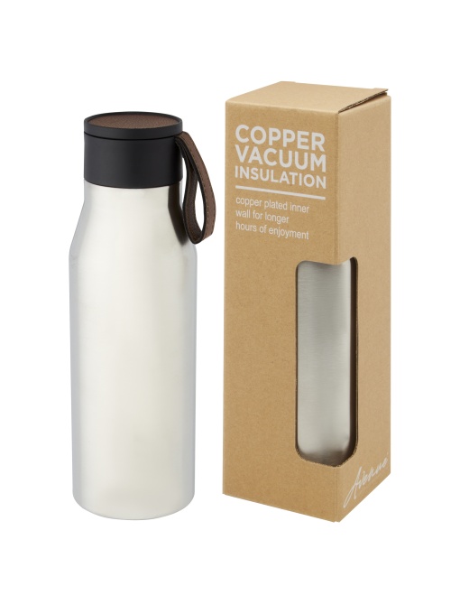 PF™ Ljungan sticlă termoizolantă din oțel inoxidabil 500 ml cu cupru, curea și capac din piele PU