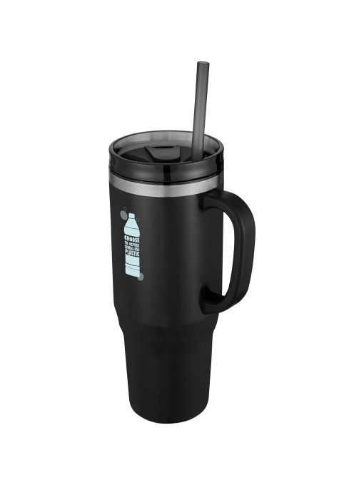 PF™ Melbourne pahar termoizolant 1200 ml certificat RCS cu pai - Img 1