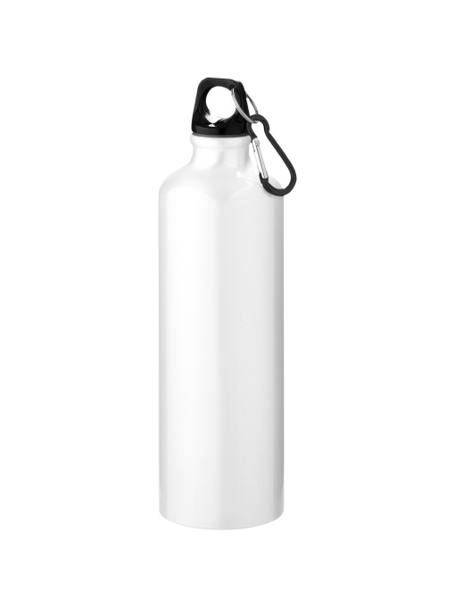PF™ Oregon 770 ml RCS certified recycled aluminium water bottle with carabiner