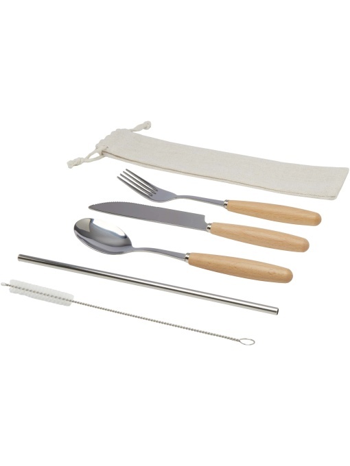 PF™ Root set tacâmuri 5 piese din inox și lemn de fag