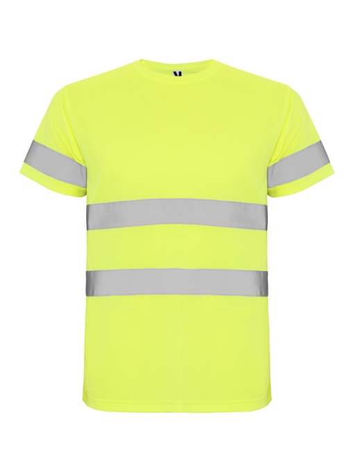 RO™ DELTA | Tricou tehnic hi-vis mânecă scurtă | 100 % bird’s-eye poliester | 130 gsm