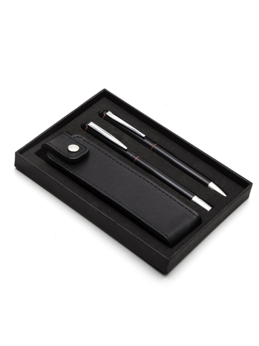 Royal™ CURITIBA set cadou cu bilă, pix ceramic și etui - Img 1