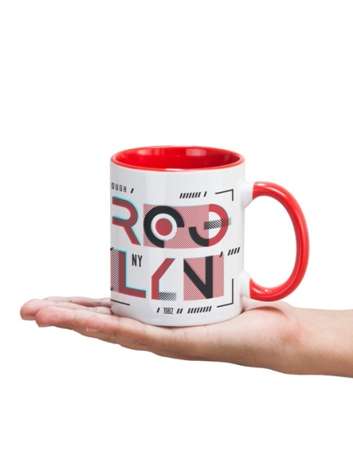 STA™ Mango - Sublimation mug mango white/black - Img 1