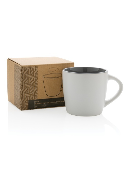 XD™ Ceramic mug with coloured inner 300ml - Img 1