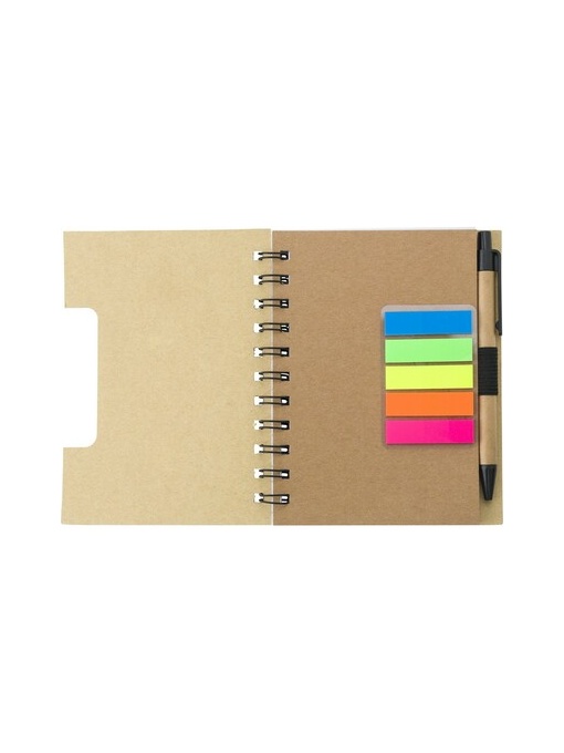 AX™ Memo holder, notebook, ball pen, sticky notes