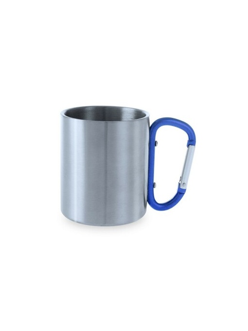 AX™ Metal mug 210 ml with carabiner clip - Img 1
