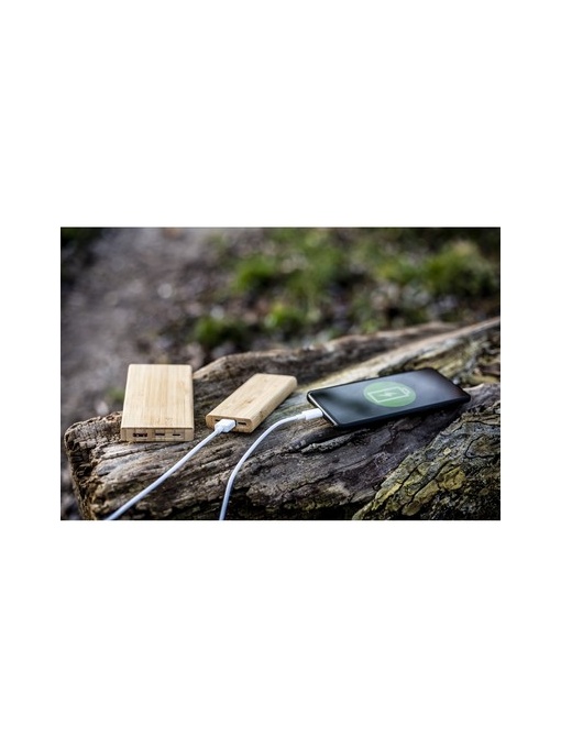 AX™ Power bank din bambus 5000 mAh B'RIGHT | Posey