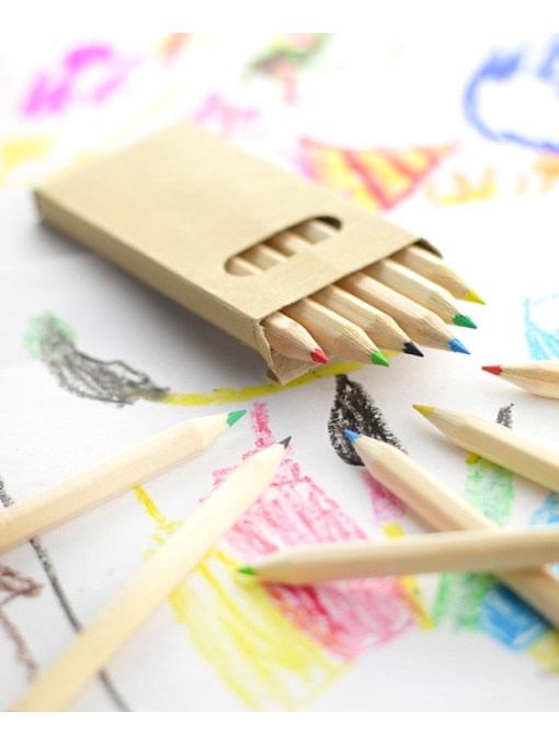 BLUE C™ Colour pencils 6 pcs BARVA