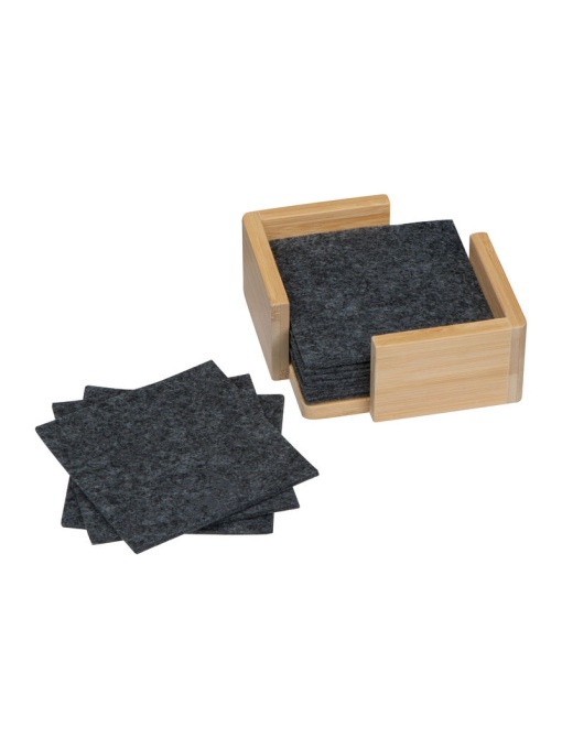 CM™ 15 Felt Cup Holders in Bamboo Stand