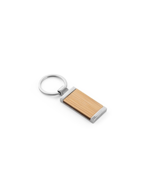 hi!™ HOMER Rectangular bamboo keychain