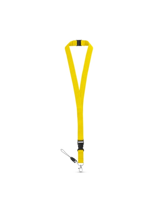 hi!™ MURRAY Lanyard din poliester cu carabina metalică