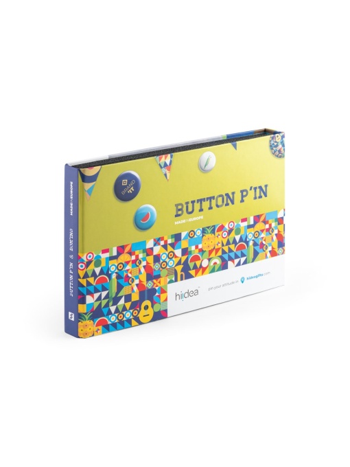 hi!™ PIN & DOMING SHOWCASE Mapa de insigne si doming 2 in 1