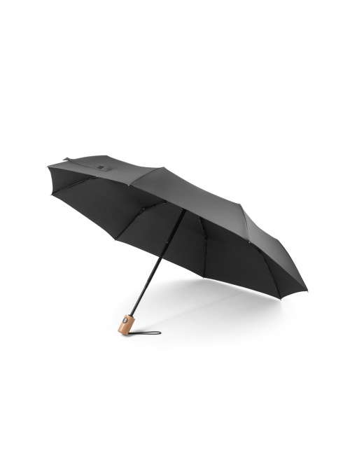 hi!™ RIVER Umbrelă pliabilă din 190T poliester reciclat (100% rPET) pongee cu deschidere și închidere automată