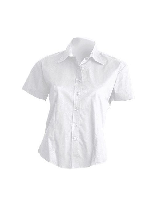 JHK™ Cămașă Poplin Damă Mânecă Scurtă