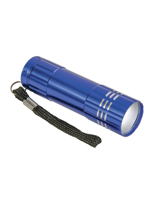 ON™ Aluminium COB LED (Chip On Board) torch with string (batteries NOT included)