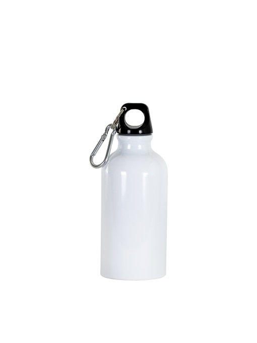 ON™ Aluminum bottle with carabiner. 400ml