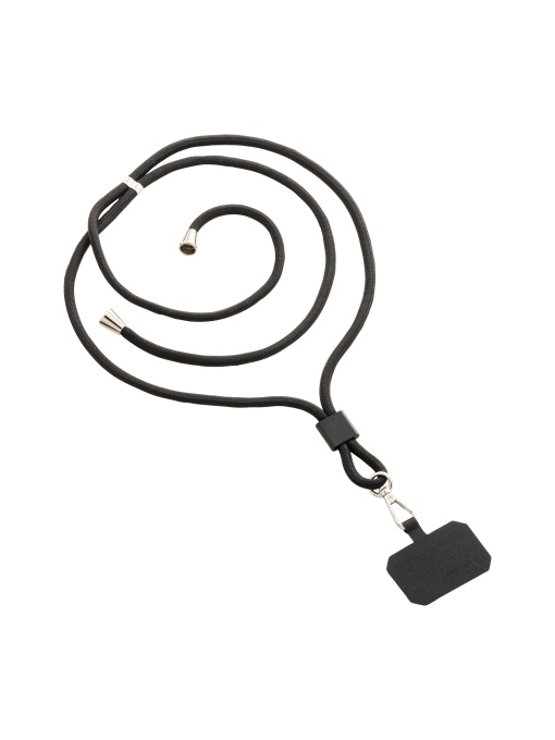 ON™ Polyester cell phone lanyard with tag for personalization