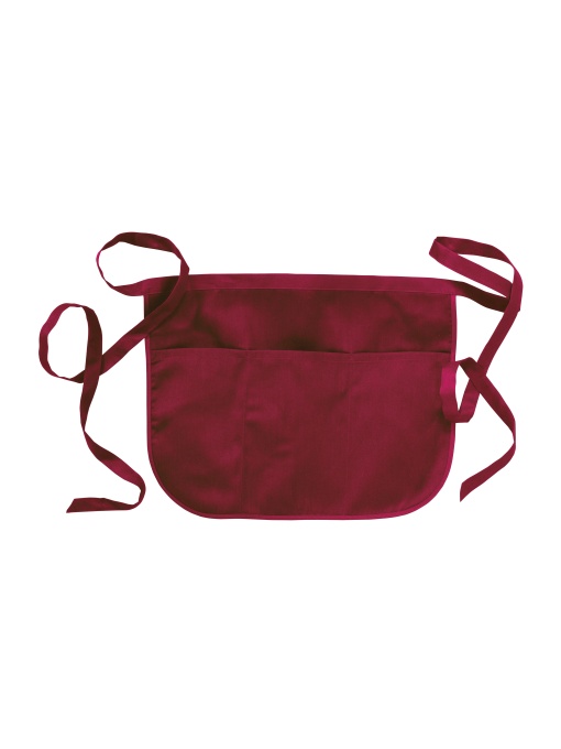 ON™ Șorț barman din 20% bumbac / 80% poliester (180 g/m2), cu 3 buzunare frontale, 49 x 34 cm