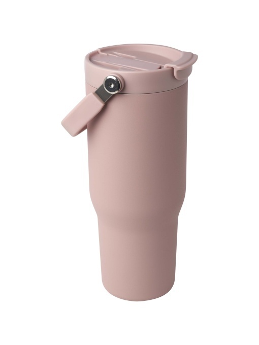 PF™ Bronx pahar termoizolant 900 ml din oțel inoxidabil reciclat RCS cu izolație cupru și capac multifuncțional - Img 1