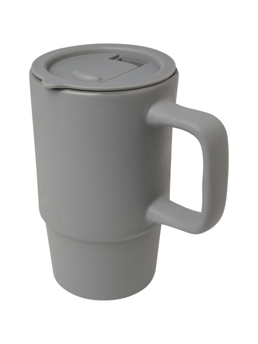 PF™ Carter cană ceramică 450 ml cu capac din plastic - Img 1