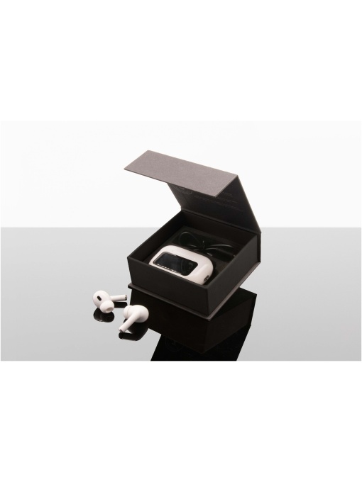 PF™ SCX.design E26 ANC earbuds with interactive touchscreen charging case