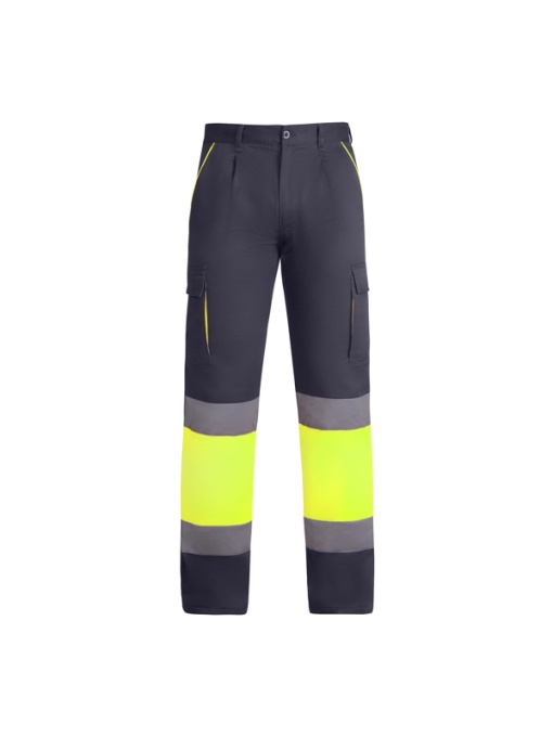 RO™ ENIX | Lined high-visibility multipocket trousers | Shell: 80 % polyester / 20 % cotton, twill 235 gsm / Lining: 100 % polyester fleece 185 gsm