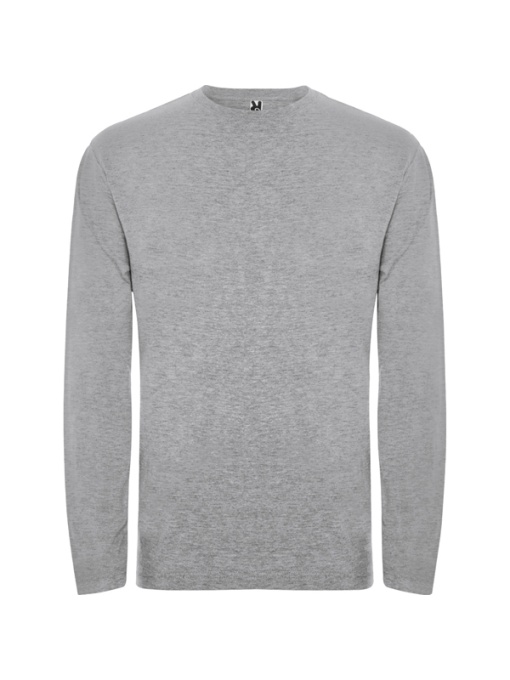 RO™ EXTREME | Tricou ML tubular cu guler rotund în 4 straturi | 100 % bumbac, single jersey | 160 gsm (Melanj 58: 85 % bumbac / 15 % viscoză) - Img 1