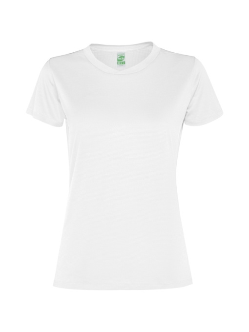 RO™ SLAM WOMAN | Women’s technical short-sleeve tee | 100 % recycled polyester + mesh 92 % recycled polyester / 8 % elastane | 100 gsm