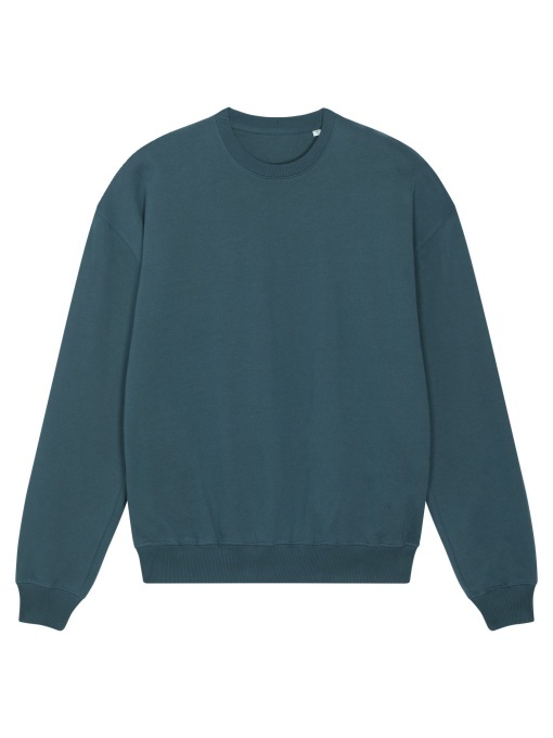 ST/™ Ledger Dry - Bluza unisex boxy cu guler rotund, textură uscată - Img 1