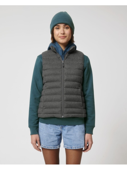 ST/™ Stella Climber Wool-Like - Vesta matlasată de damă, aspect lână