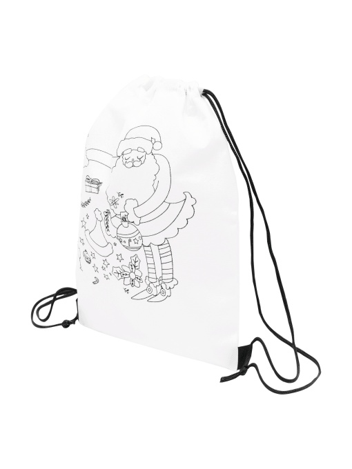 TOP™ Geanta cu snur pentru colorat COLOURFUL SNOWMAN