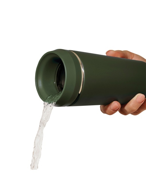 XD™ Cană termoizolantă Topl din oțel reciclat cu capac 360° brevetat – 354 ml - Img 1