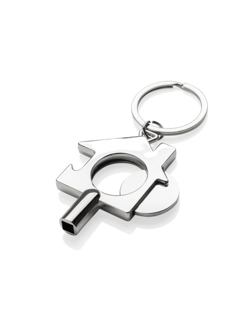 XD™ RCS recycled zinc alloy 3 in 1 keychain